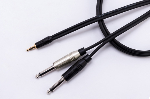 WIDARA 3,5 mm TRS - 2x 6,3 mm TS jacky