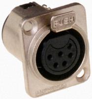 AMPHENOL AC6AFDZ female na panel