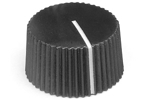 Plastový knoflík CHK Electronics Fender knob černý